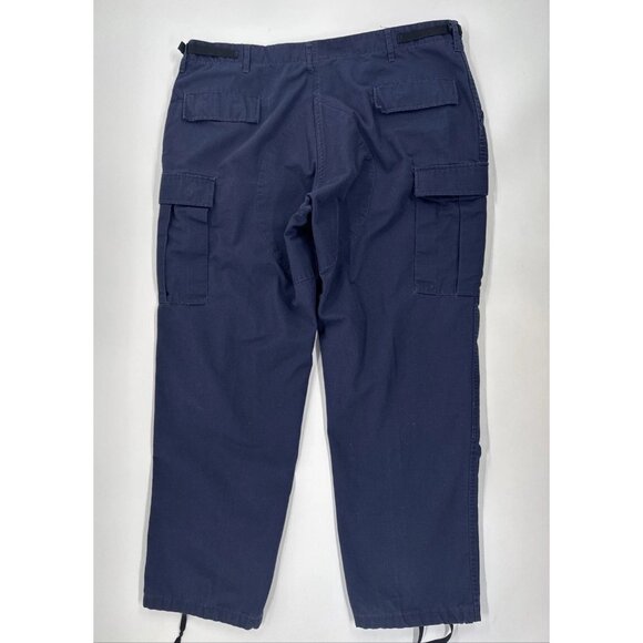 Propper Cargo Pants Mens XL 42x31 Blue Tactical Paratrooper Ripstop Utility Y2K - Picture 2 of 16